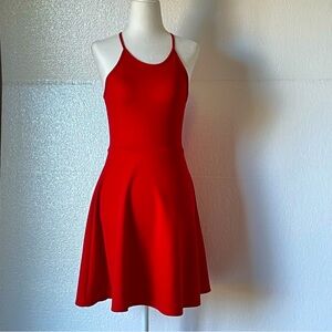 Olivia Rae Red Halter Dress XS